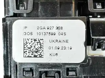 Pezzo di ricambio per auto di seconda mano interruttore per volkswagen t-roc (a11, d11) 2.0 tdi riferimenti oem iam 2ga927238  