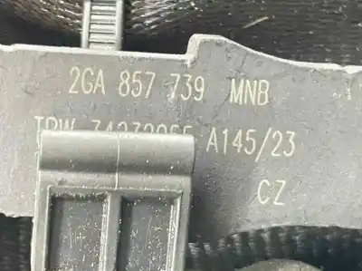 Автозапчасти б/у левый задний крюк ремня за volkswagen t-roc (a11, d11) 2.0 tdi ссылки oem iam 2ga857739  