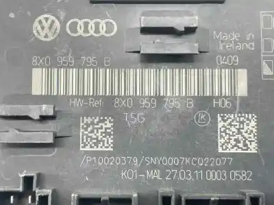 Second-hand car spare part electronic module for skoda suberb (3t4) 2.0 tdi dpf oem iam references 8x0959795b  8x0959795d