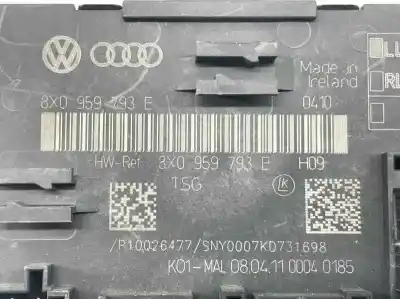 Second-hand car spare part electronic module for skoda suberb (3t4) 2.0 tdi dpf oem iam references 8x0959793e  