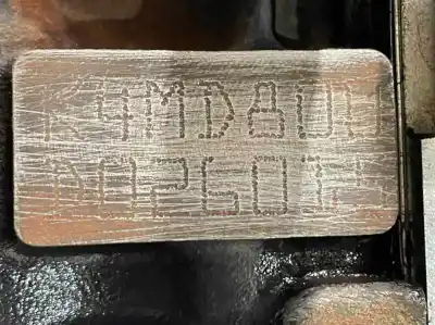 Second-hand car spare part complete engine for renault clio iii 1.6 16v oem iam references k4md800 7701476477 k4m800