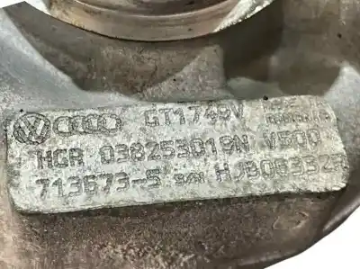 Автозапчастина б/у турбонагрузник для seat leon (1m1) 1.9 tdi посилання на oem iam 038253019n  713673