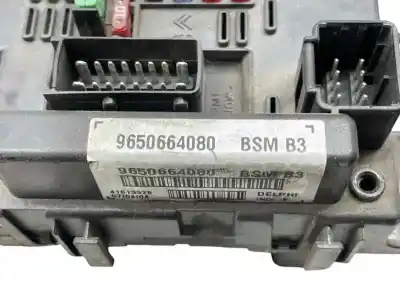 Second-hand car spare part fuse box unit for citroen c8 2.2 hdi fap cat (4hw) oem iam references 9650664080  bsm b3