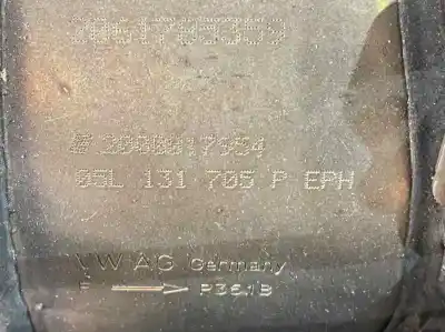 Second-hand car spare part particle filter for volkswagen t-roc (a11, d11) 2.0 tdi oem iam references 05l131602k 05l131705p 05l131765ab