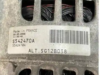 Автозапчастина б/у генератор для renault kangoo (f/kc0) 1.5 dci diesel посилання на oem iam 8200022774 sg12b038 