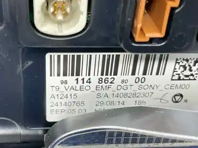 Автозапчасти б/у многофункциональный дисплей за peugeot 308 thp 1.6 125 cv ссылки oem iam 9811486280  a12415