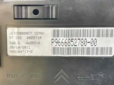 Автозапчастина б/у панель інструментів для citroen c4 grand picasso 2.0 hdi fap посилання на oem iam 9673538580 6103le 9666852780