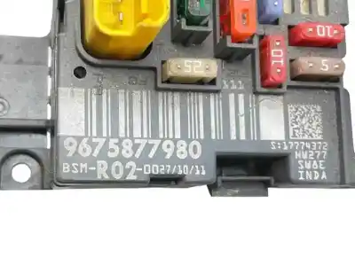Автозапчасти б/у блок реле/предохранителей за citroen c4 grand picasso 2.0 hdi fap ссылки oem iam 9675877980  bsm r02