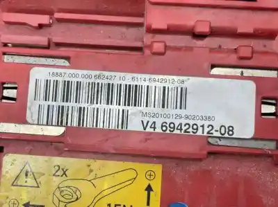 Peça sobressalente para automóvel em segunda mão caixa de fusíveis e relés por bmw serie 1 berlina (e81/e87) 2.0 16v diesel cat referências oem iam 6942912 61146971370 6942912-08