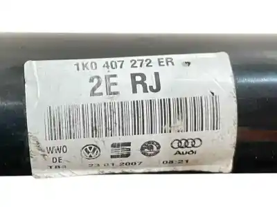 Second-hand car spare part front right transmission for audi a3 (8p) 1.9 tdi oem iam references 1k0407272er 1k0407454hx 1k0407272qe