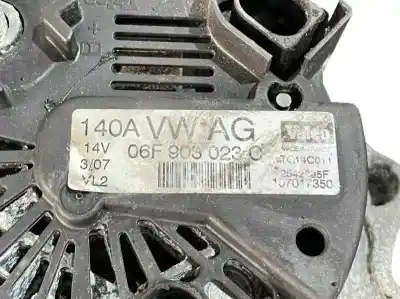 Автозапчастина б/у генератор для audi a3 (8p) 1.9 tdi посилання на oem iam 06f903023c 2542695g tg14c011