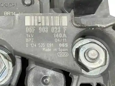 Автозапчастина б/у генератор для volkswagen caddy ka/kb (2c) 1.6 tdi посилання на oem iam 06f903023f  0124525091