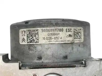 Pezzo di ricambio per auto di seconda mano abs per citroen c-elysee (dd_) 1.6 hdi 92 riferimenti oem iam 9806891780 1610183280 1610183180