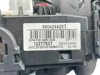 Second-hand car spare part multifunction switch for citroen c-elysee (dd_) 1.6 hdi 92 oem iam references 98042440xt  comev3