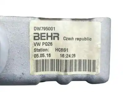 İkinci el araba yedek parçası isitma / klima radyatörü için skoda fabia iii (nj3) 1.4 tdi oem iam referansları 6c0819031  