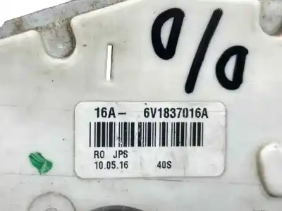 Автозапчастина б/у замок передній праві двері для skoda fabia iii (nj3) 1.4 tdi посилання на oem iam 6v1837016a  5g1837016c