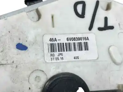 Автозапчастина б/у замок заднього правого дверя для skoda fabia iii (nj3) 1.4 tdi посилання на oem iam 6v0839016a  5g4839016d