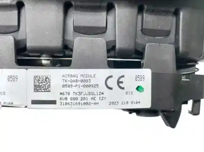 Автозапчастина б/у комплект подушки безпеки для skoda fabia iii (nj3) 1.4 tdi посилання на oem iam 6v1857009p 6c0959655k 6v0880201ae
