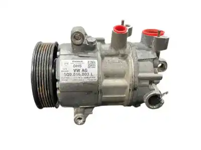 Автозапчасти б/у КОМПРЕССОР КОНДИЦИОНЕРА ВОЗДУХА за SKODA FABIA  ссылки OEM IAM 5Q0816803L  5Q0816803D