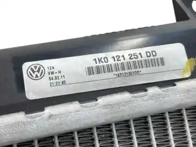 Second-hand car spare part water radiator for volkswagen caddy ka/kb (2c) 1.6 tdi oem iam references 1k0121251dd 1k0121251ab 1k0121251eh