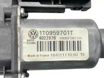 Автозапчастина б/у регулятор вікна передній лівий для volkswagen caddy ka/kb (2c) 1.6 tdi посилання на oem iam 2k2837729m 1t0959701t 1t0837755m
