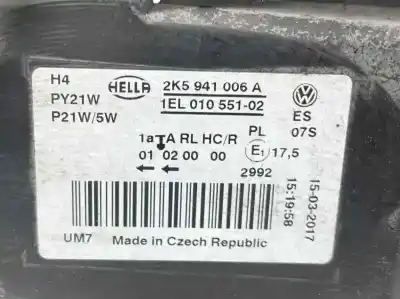 Автозапчастина б/у права фа для volkswagen caddy ka/kb (2c) 1.6 tdi посилання на oem iam 2k5941006a  1el01055102