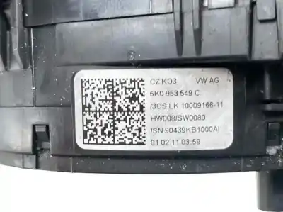 İkinci el araba yedek parçası hava yastigi yüzük için volkswagen caddy ka/kb (2c) 1.6 tdi oem iam referansları 5k0953549c  