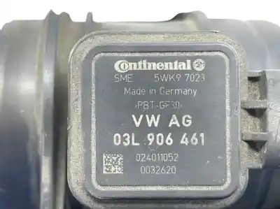 Автозапчастина б/у витратомір повітря для volkswagen caddy ka/kb (2c) 1.6 tdi посилання на oem iam 03l906461  5wk97023