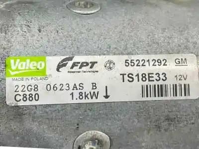 Second-hand car spare part starter motor for opel corsa d 1.3 16v cdti oem iam references 55221292 93191079 ts18e33