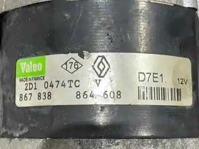 Автозапчасти б/у двигатель запускается за renault clio ii fase ii (b/cb0) 1.2 ссылки oem iam d7e1 7700864608 7701499651