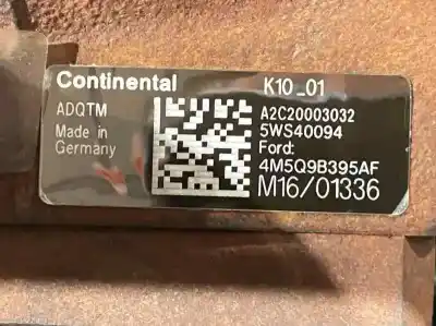 Pezzo di ricambio per auto di seconda mano pompa diniezione per ford tourneo connect (tc7) 1.8 tdci cat riferimenti oem iam 4m5q9b395af 5ws40094 a2c20003032