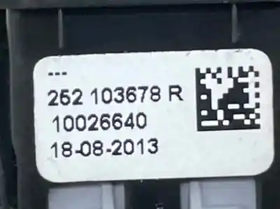 Автозапчастина б/у вимикач блокування дверей для renault captur i (j5_, h5_) 1.2 tce 120 посилання на oem iam 252103678r  