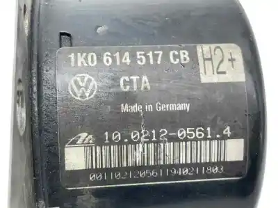 Peça sobressalente para automóvel em segunda mão abs por seat leon (1p1) 1.6 tdi referências oem iam 1k0614517cb 1k0907379at 1k0614517de