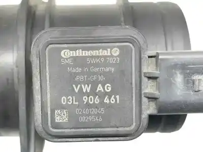 Second-hand car spare part flowmeter for seat leon (1p1) 1.6 tdi oem iam references 03l906461  5wk97023