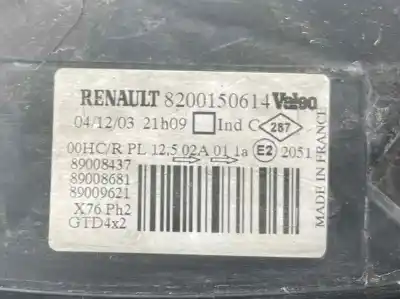 Автозапчасти б/у левая фара за renault kangoo (f/kc0) 1.5 dci diesel ссылки oem iam 8200150614  89008437