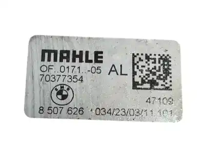 Peça sobressalente para automóvel em segunda mão radiador de óleo do motor por bmw serie 3 touring (e91) 2.0 318d [2.0 ltr. - 105 kw turbodiesel cat] referências oem iam 8507626  70377354