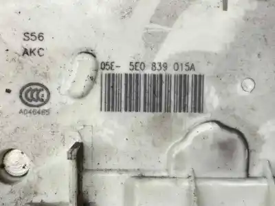 Автозапчасти б/у замок задней правой двери за skoda rapid spaceback (nh1) 1.6 tdi ссылки oem iam 5e0839016a  5ta839016q