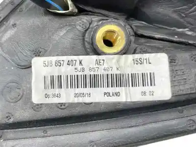 Автозапчастина б/у ліве дзеркало для skoda rapid spaceback (nh1) 1.6 tdi посилання на oem iam 5jb857407k  5jb857507e