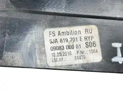 Автозапчастина б/у аератор для skoda rapid spaceback (nh1) 1.6 tdi посилання на oem iam 5ja819701e  