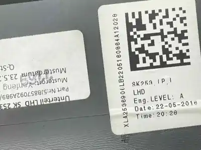 Автозапчастина б/у комплект подушки безпеки для skoda rapid spaceback (nh1) 1.6 tdi посилання на oem iam 5jb857009e  5e0880201a