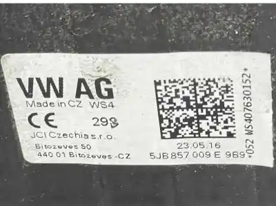 Автозапчастина б/у комплект подушки безпеки для skoda rapid spaceback (nh1) 1.6 tdi посилання на oem iam 5jb857009e  5e0880201a