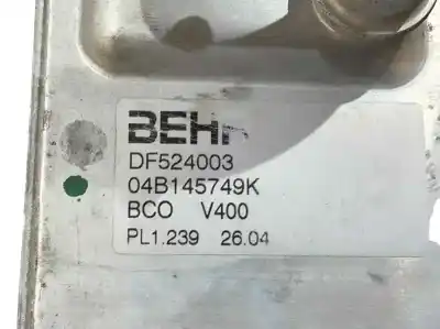 Автозапчастина б/у інтеркулер для skoda fabia iii (nj3) 1.4 tdi посилання на oem iam 04b145749k  