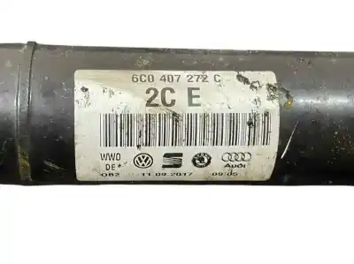 Автозапчасти б/у передняя правая трансмиссия за skoda fabia iii (nj3) 1.4 tdi ссылки oem iam 6c0407272c  6c0407272g