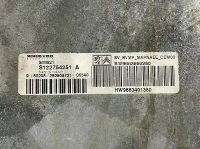 Peça sobressalente para automóvel em segunda mão unidade de controle automática da caixa de câmbio por citroen c2 (jm_) 1.4 hdi referências oem iam 9663401380 sw9663660280 s122754251a