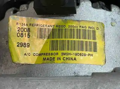 Second-hand car spare part air conditioning compressor for ford focus lim. (cb4) 1.6 16v cat oem iam references 3m5h19d629ph 3m5h19d629pk 3m5h-19d629-ph