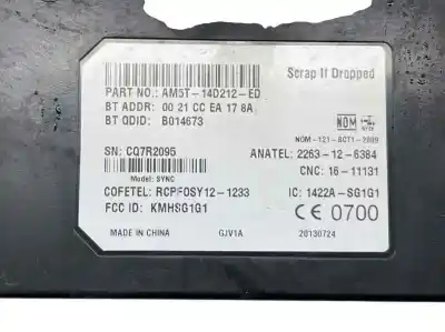Second-hand car spare part electronic module for ford focus lim. (cb8) 1.0 ecoboost cat oem iam references am5t14d212ed am5t-14d212-sa am5t-14d212-ed