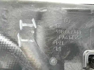 Автозапчасти б/у левая задняя внутренняя ручка за skoda rapid spaceback (nh1) 1.6 tdi ссылки oem iam 5jb867011  