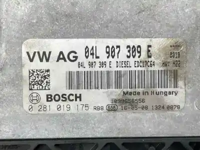 Автозапчасти б/у блок управления двигателем за skoda rapid spaceback (nh1) 1.6 tdi ссылки oem iam 04l907309e  0281019175