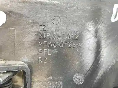Автозапчастина б/у усередині передня права ручка для skoda rapid spaceback (nh1) 1.6 tdi посилання на oem iam 5jb867012  