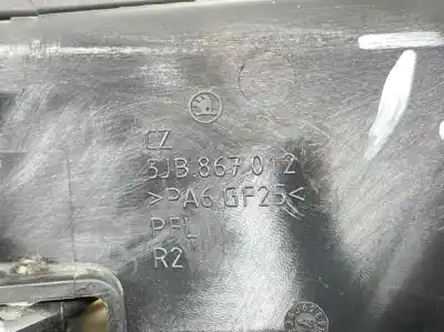 Автозапчастина б/у внутрішня задня права ручка для skoda rapid spaceback (nh1) 1.6 tdi посилання на oem iam 5jb867012  
